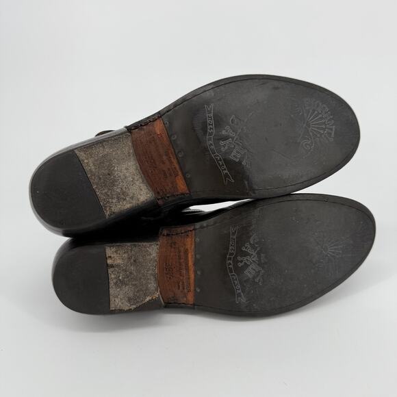 Florentini Baker Womens Ankle Boots Moto Leather Bootie Size 9 EU 39.5 Biker - Picture 7 of 9